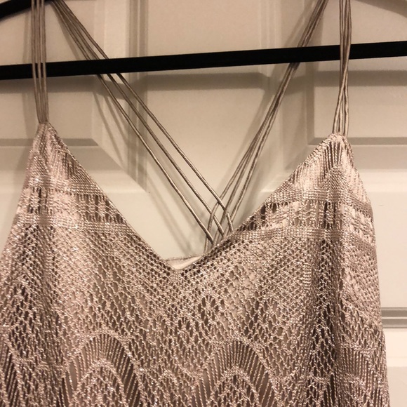 💎Jessica Simpson Gold Fringe Dress NWT! - Picture 5 of 8